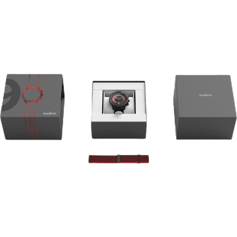 Suunto 9 G1 Baro Sort/Rød