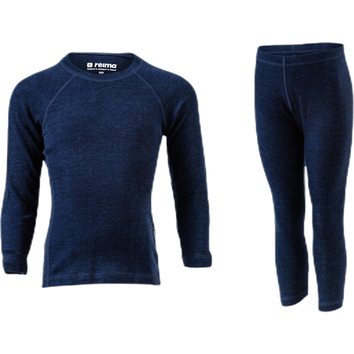 Kinsei Merinowolle Set Blau