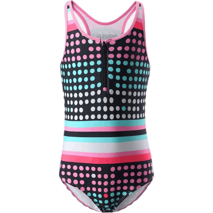 Vanuatu päikesekindel ujumisriietus roosa/must