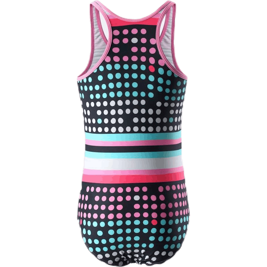 Vanuatu päikesekindel ujumisriietus roosa/must