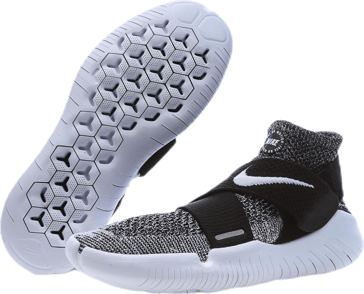 "Free Run Motion Flyknit 2018" baltos/juodos spalvos