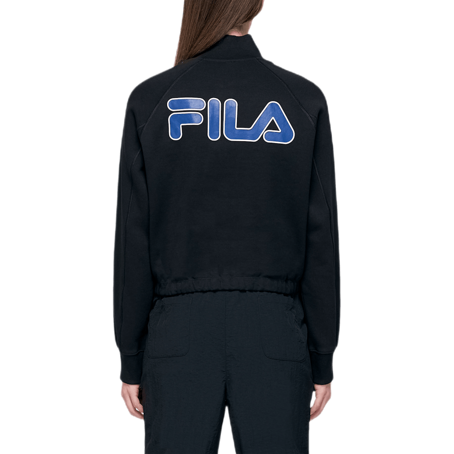 Ura Maglione con mezza zip nero