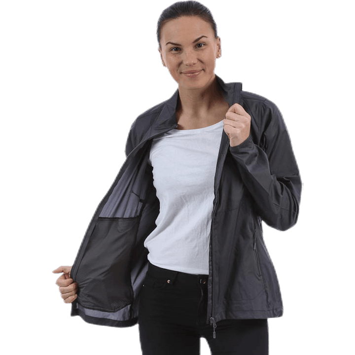 Veste Fløyen Noir/Gris