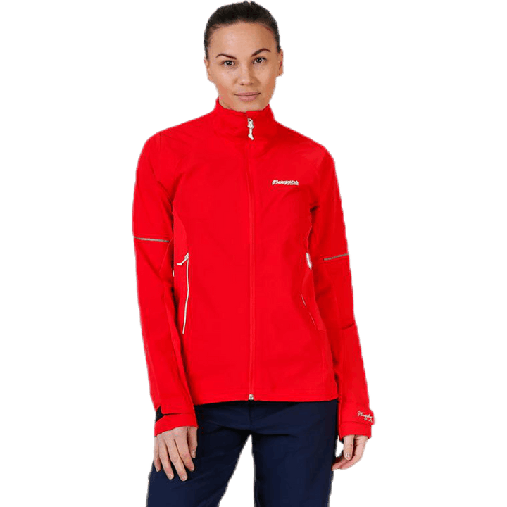 Veste softshell Slingsby LT blanche/rouge