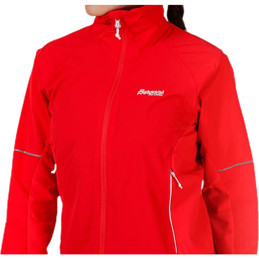 Veste softshell Slingsby LT blanche/rouge
