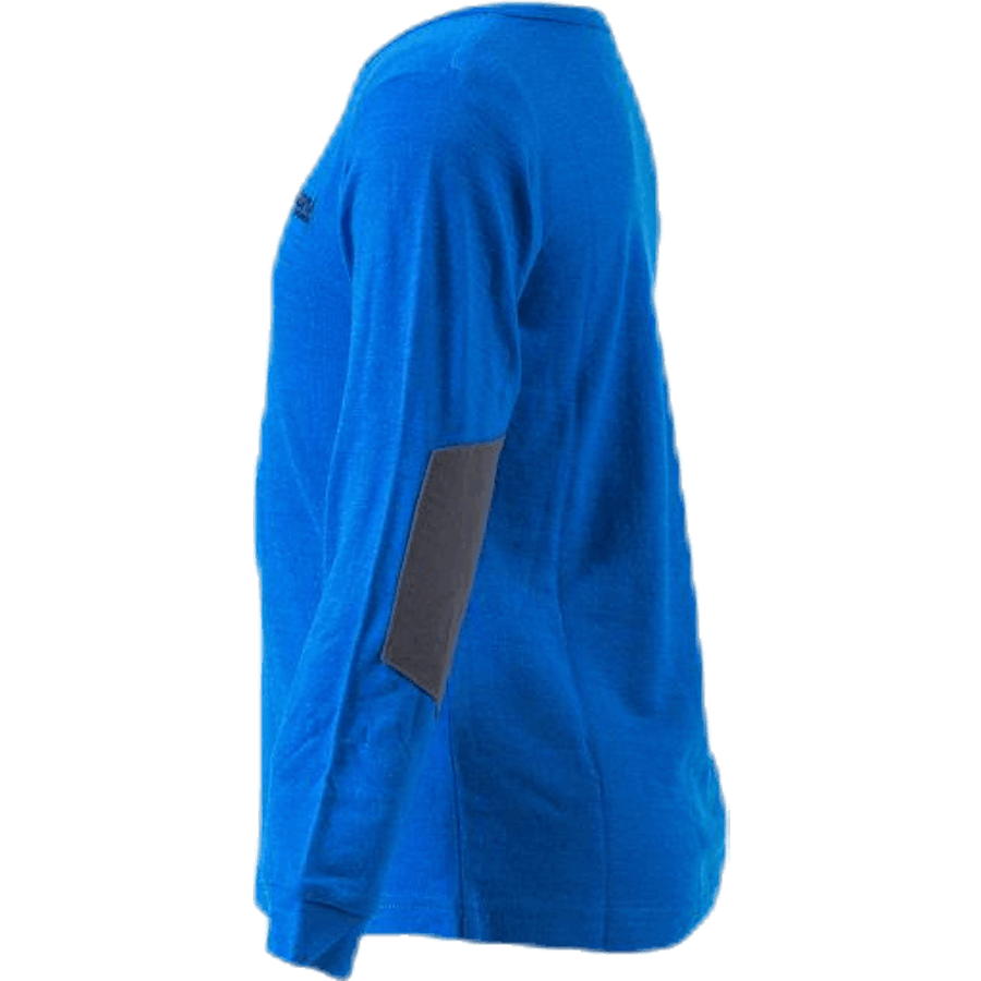 Myske Wool Kids Shirt Blue