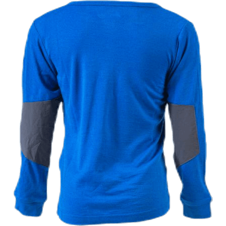 Myske Wool Kids Shirt Blue