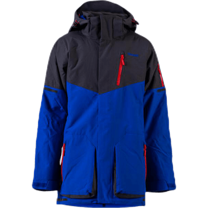 Veste isolante Knyken pour jeunes, bleu/gris