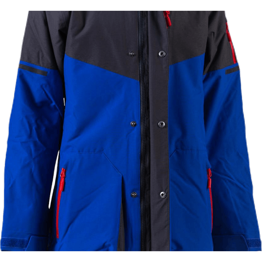 Veste isolante Knyken pour jeunes, bleu/gris