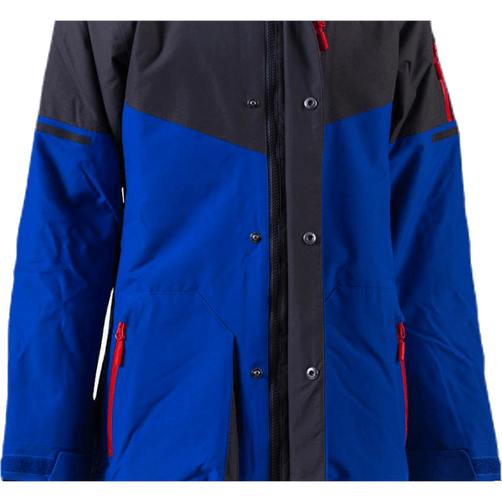Veste isolante Knyken pour jeunes, bleu/gris
