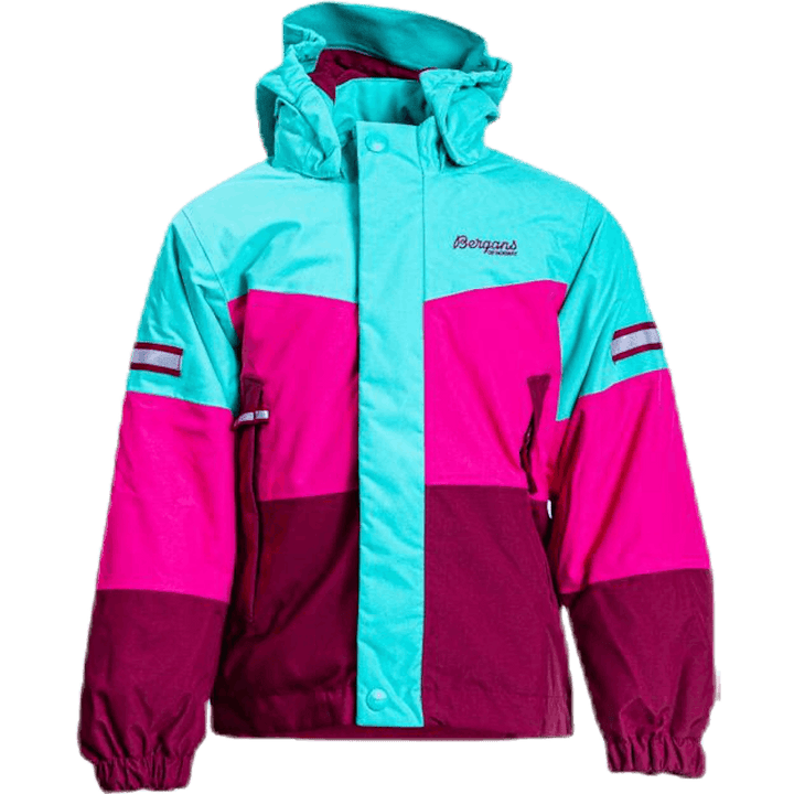 Veste isolante Lilletind pour enfant rose/vert