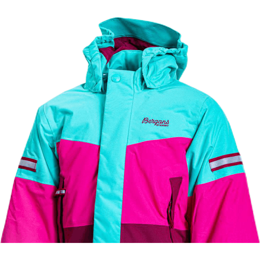 Veste isolante Lilletind pour enfant rose/vert