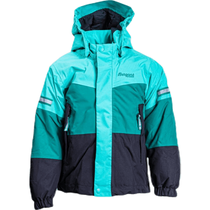 Detská zateplená bunda Lilletind Green/Grey