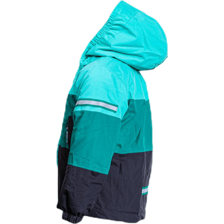 Detská zateplená bunda Lilletind Green/Grey