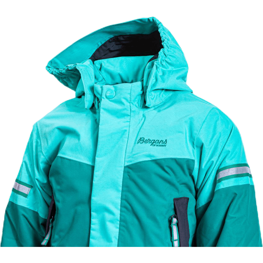 Detská zateplená bunda Lilletind Green/Grey