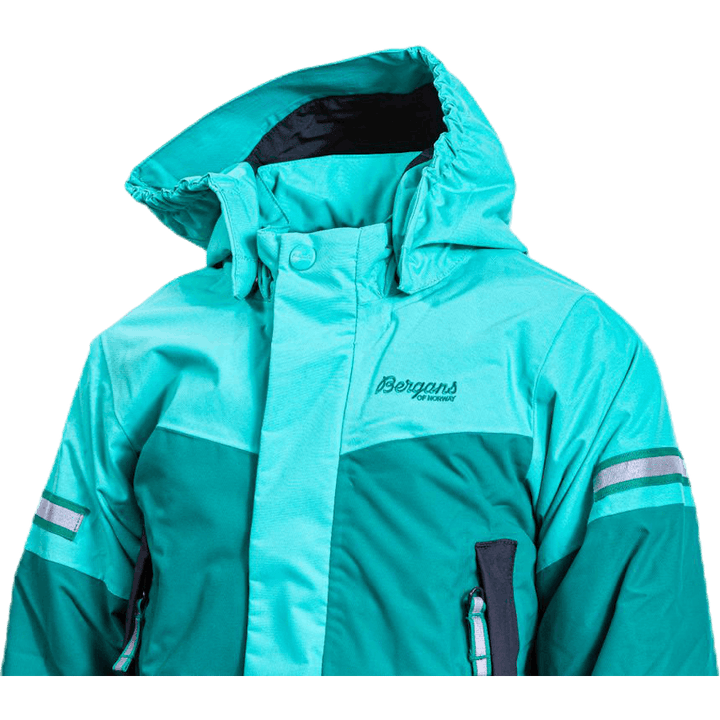 Detská zateplená bunda Lilletind Green/Grey