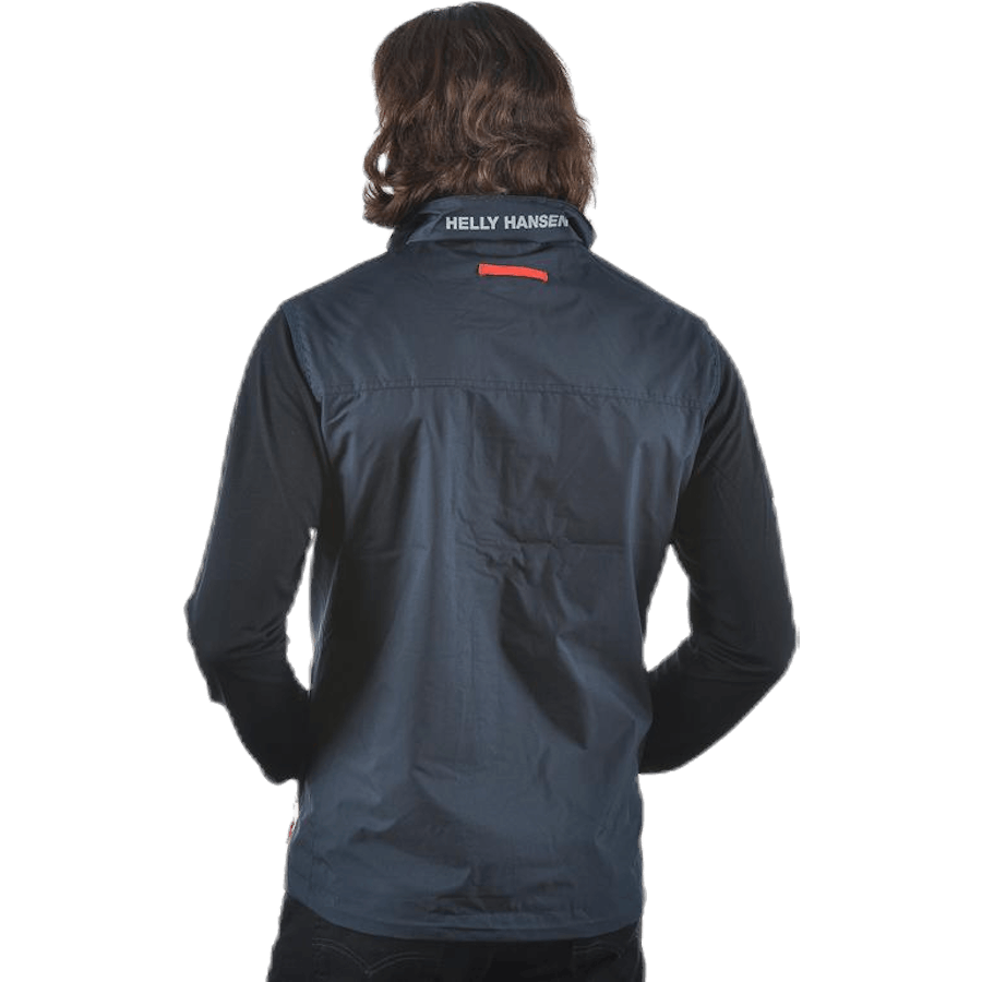 Gilet ras du cou bleu