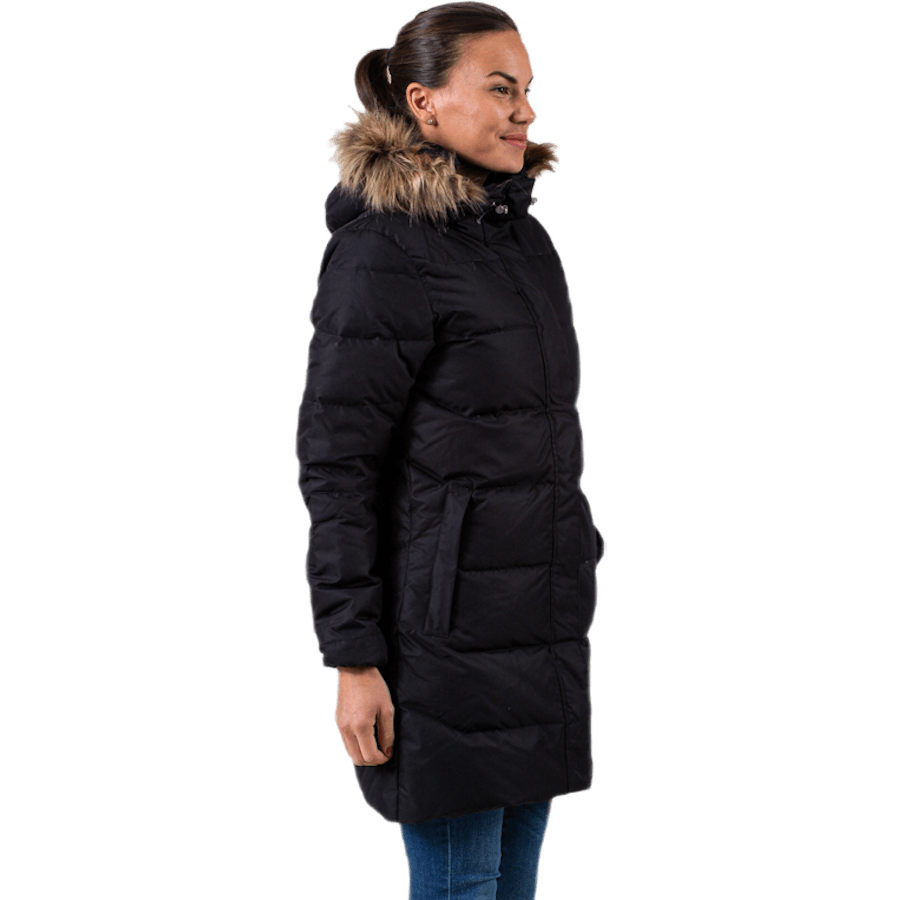Parka Aden en duvet noir