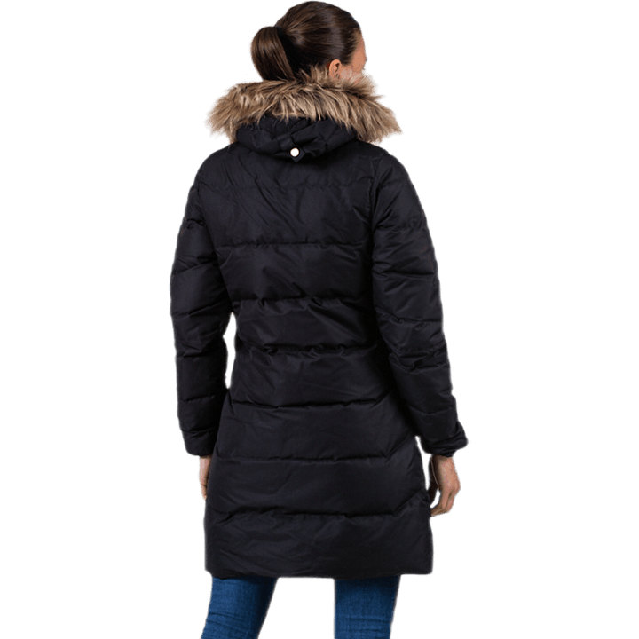 Parka Aden en duvet noir