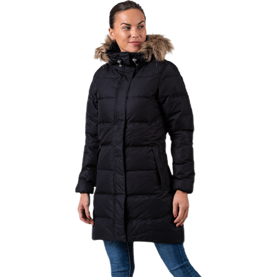 Parka Aden en duvet noir