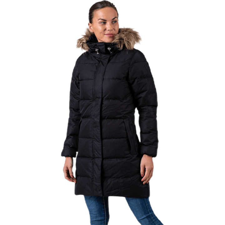 Parka Aden en duvet noir