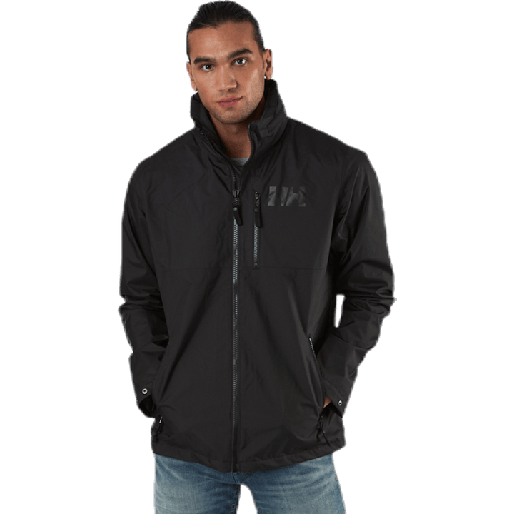 Veste intermédiaire à capuche Active noire