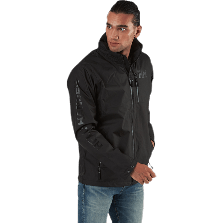 Veste intermédiaire à capuche Active noire