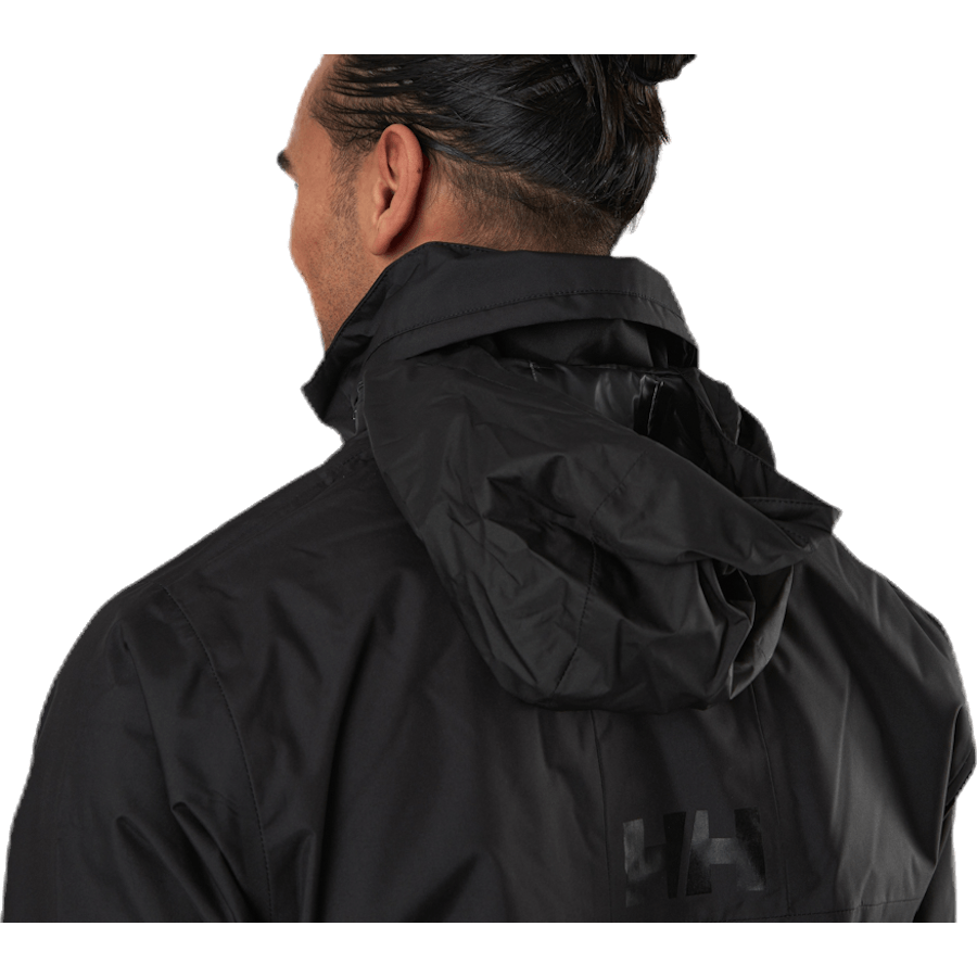 Veste intermédiaire à capuche Active noire