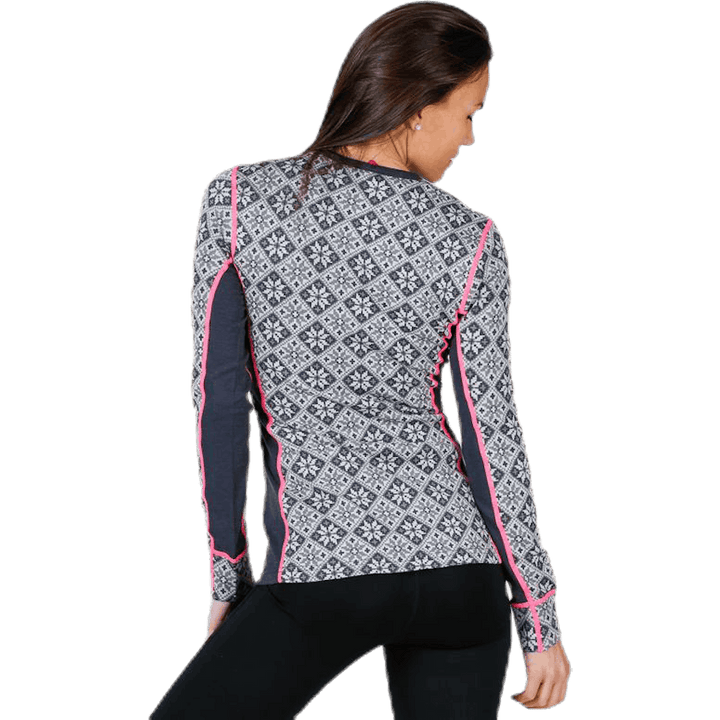 Chemise à manches longues Rose noire