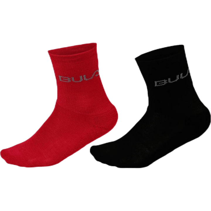 2er-Pack Wollsocken Jr Rosa/Schwarz