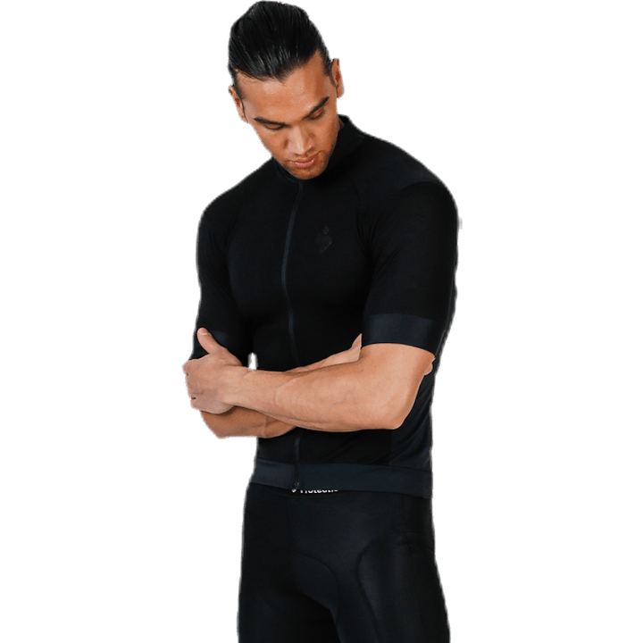 Crossfire Merino SS Jersey M Black