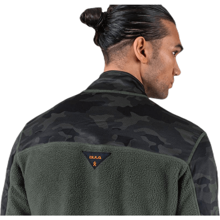 Camo Fleece Jacket Green