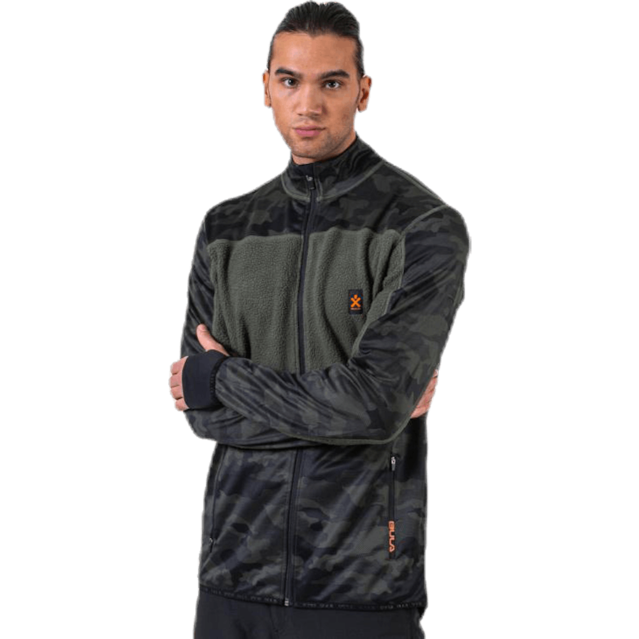 Camo Fleece Jacket Green