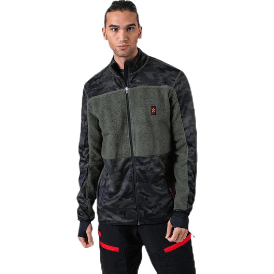 Camo Fleece Jacket Green