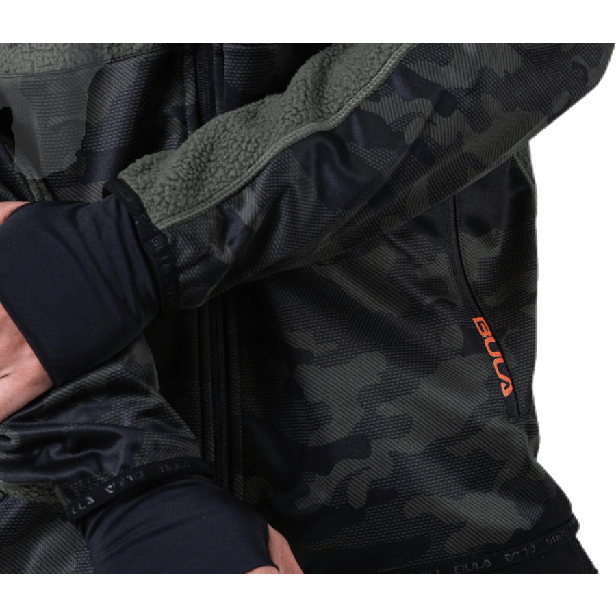 Camo Fleece Jacket Green