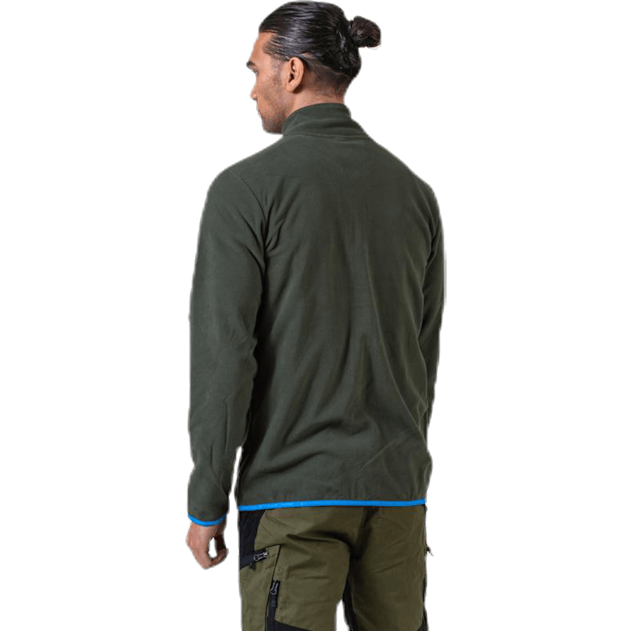 Fleecejacke olivgrün/blau