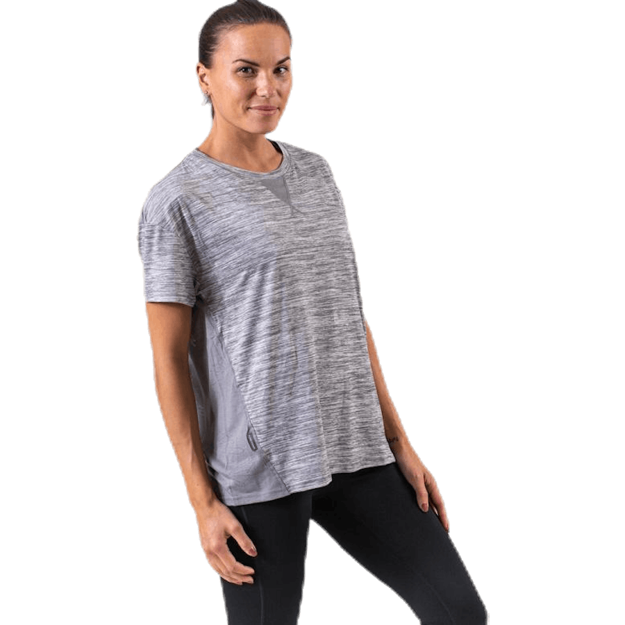 T-shirt Kine bleu/gris