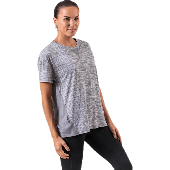 T-shirt Kine bleu/gris