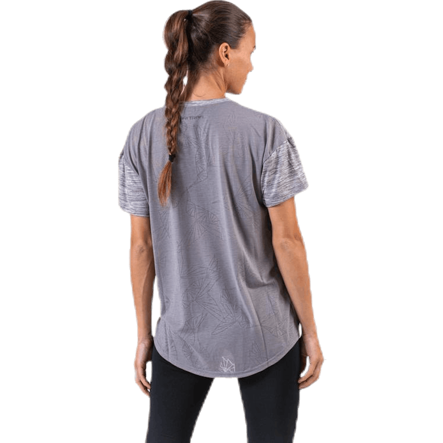 T-shirt Kine bleu/gris