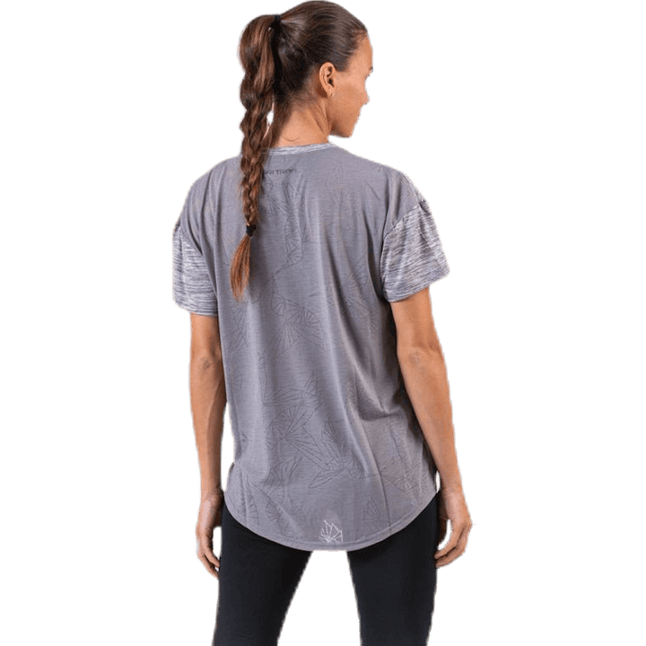 T-shirt Kine bleu/gris