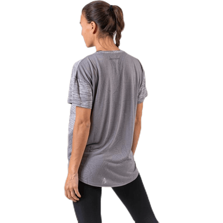 T-shirt Kine bleu/gris