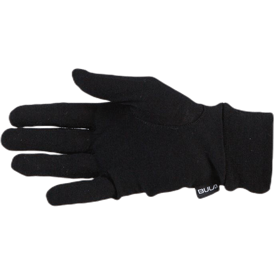 Wool Glove Liner Schwarz