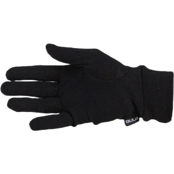 Wool Glove Liner Schwarz