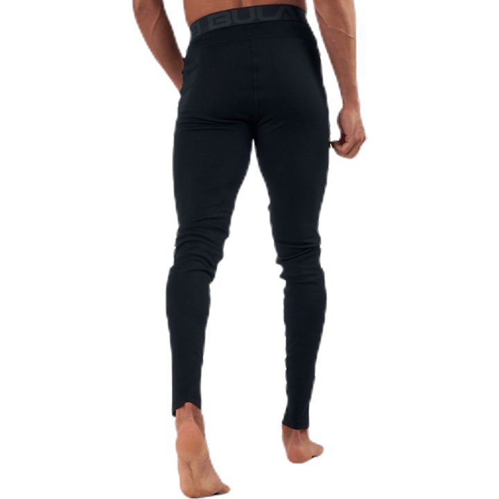 Pantalon camouflage en laine mérinos noir