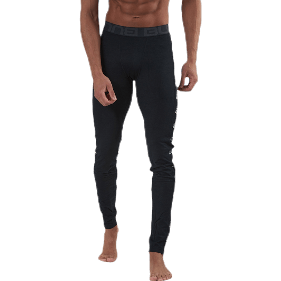 Tape Merino Wol Broek Zwart