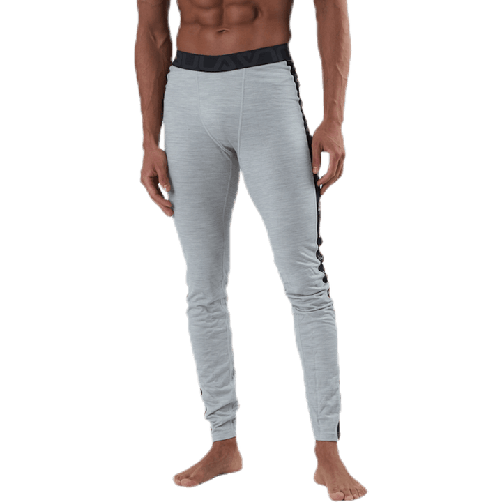 Tape Hose aus Merinowolle Grau