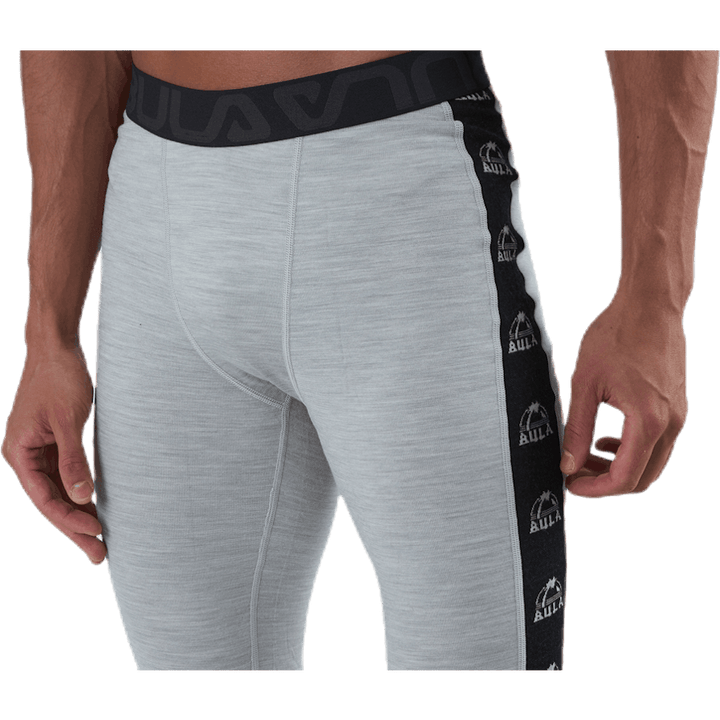 Tape Hose aus Merinowolle Grau