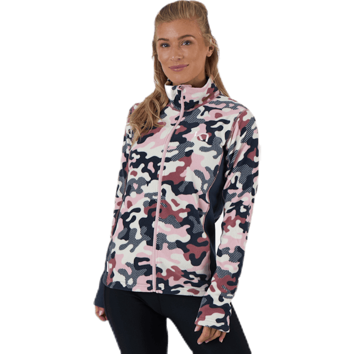 Stjerne Fleece Roze/Dessin