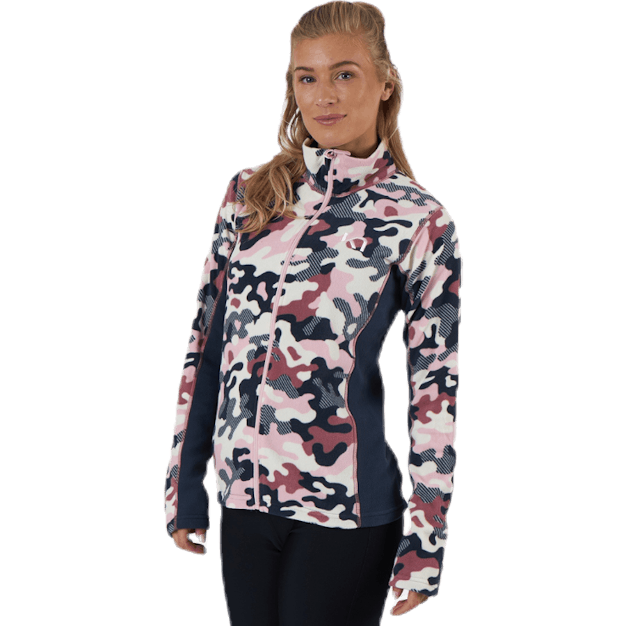 Stjerne Fleece Roze/Dessin