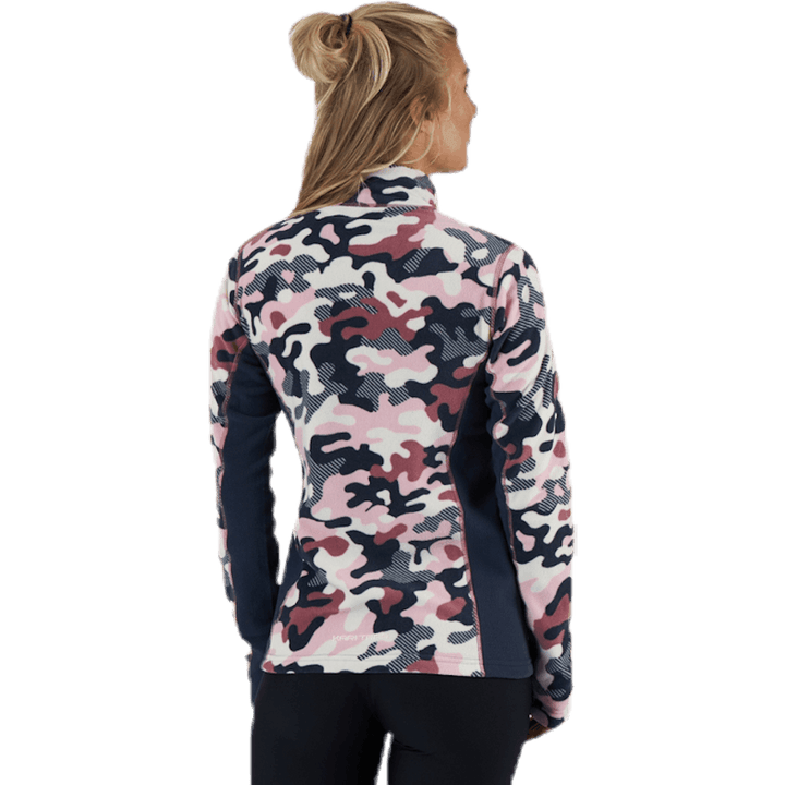 Stjerne Fleece Roze/Dessin